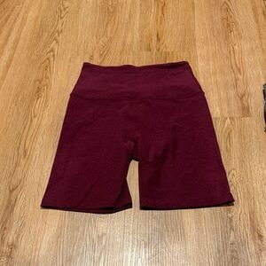 Beyond Yoga Deep Red Women's Shorts